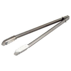 Genware Stainless Steel Heavy Duty All Purpose Tongs 16"