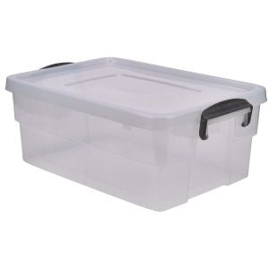 Berties Storage Box 38L With Clip Handles