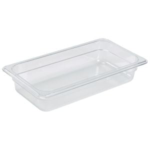 Genware Polycarbonate Gastronorm 1-3 65mm deep