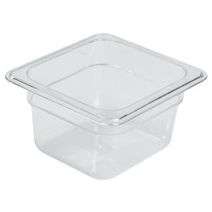 Genware Polycarbonate Gastronorm 1-6 100mm deep