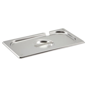 Genware Stainless Steel Gastronorm Notched Lid 1-3