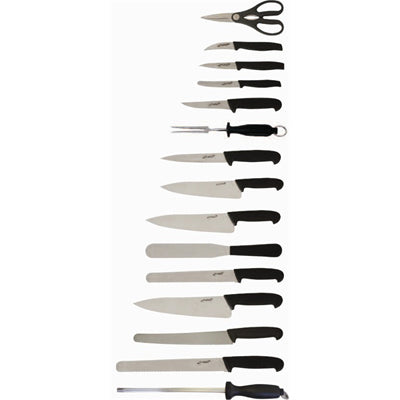 Genware Professional Knife Set 15 Piece and Case
