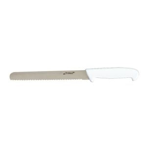 Genware Slicing Knife White 12" (serrated)