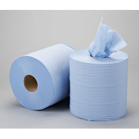 Berties Embossed Centrefeed Rolls 2 ply Blue