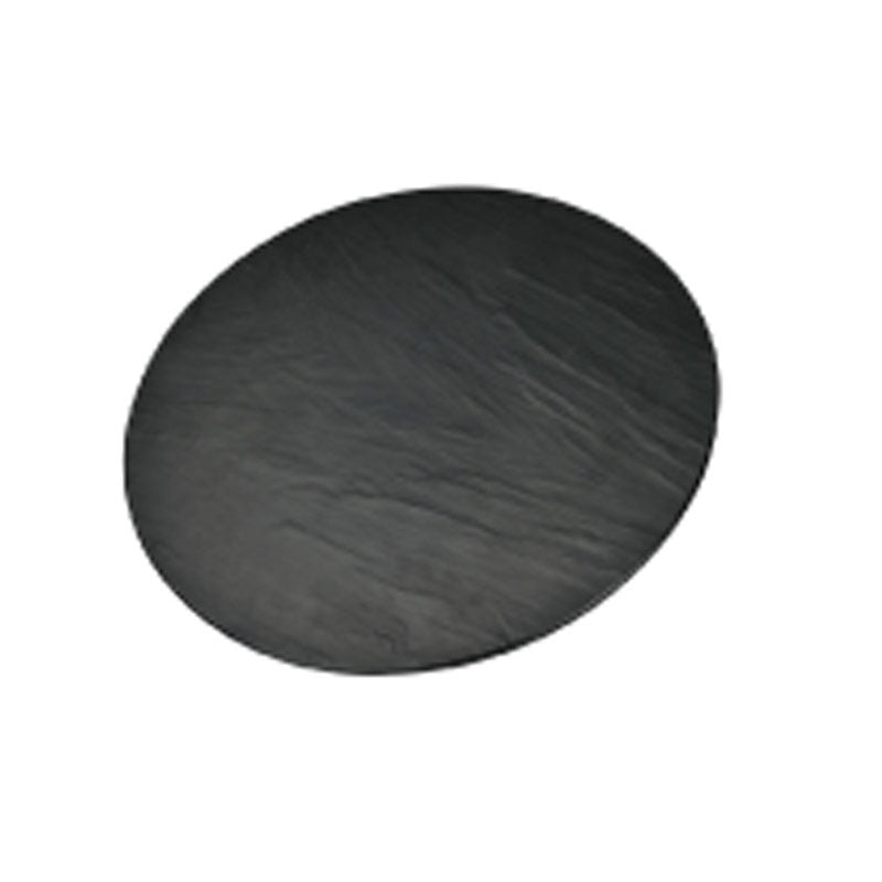 Genware Melamine Slate/Granite Reversible Round Platter 33cm