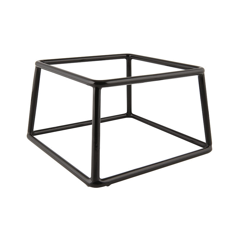 Genware Anti-Slip Buffet Riser Black 18x18x10cm