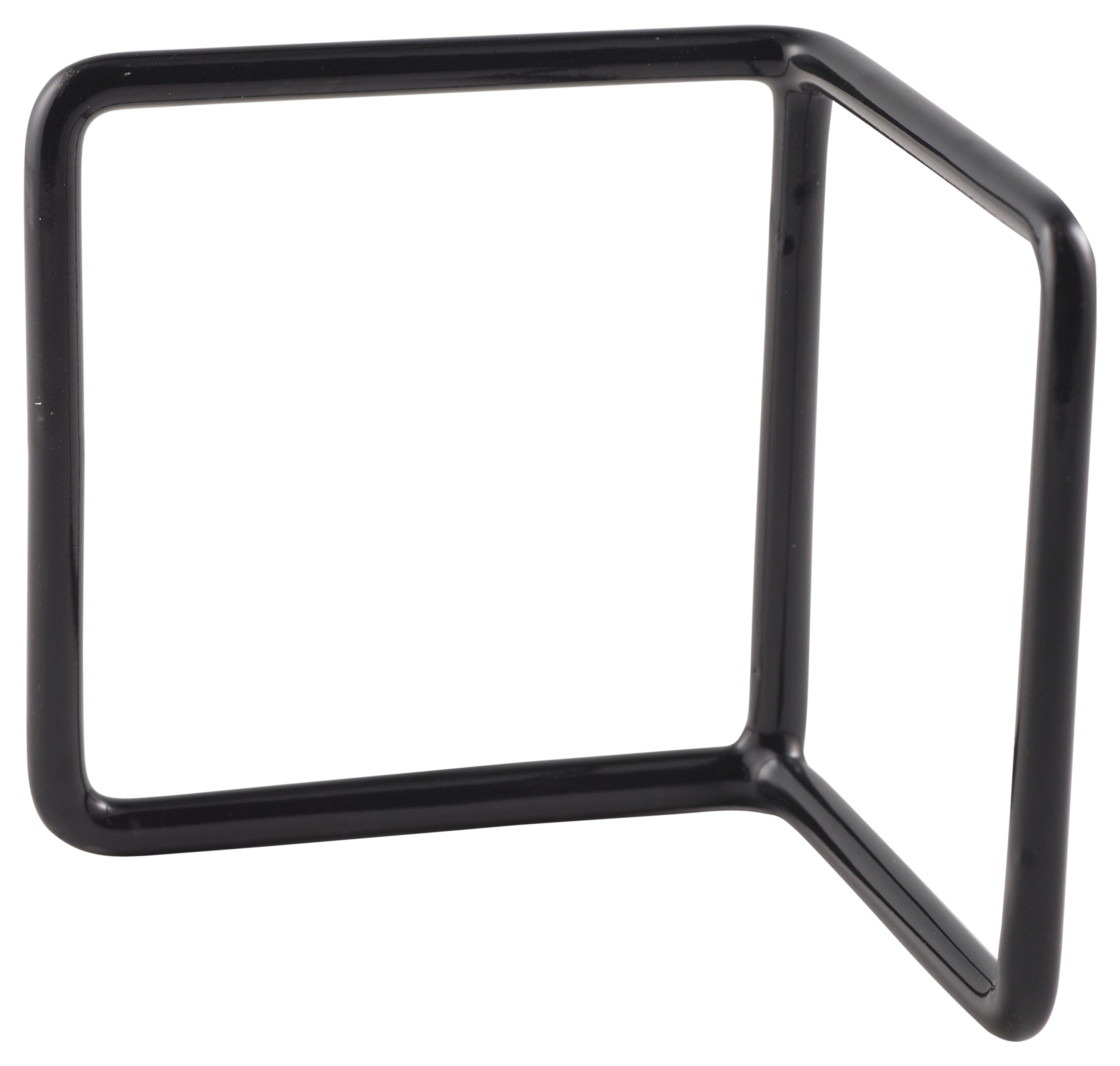 Genware Anti-Slip Buffet Riser L-Shaped Black 10x10x10cm – Berties Direct