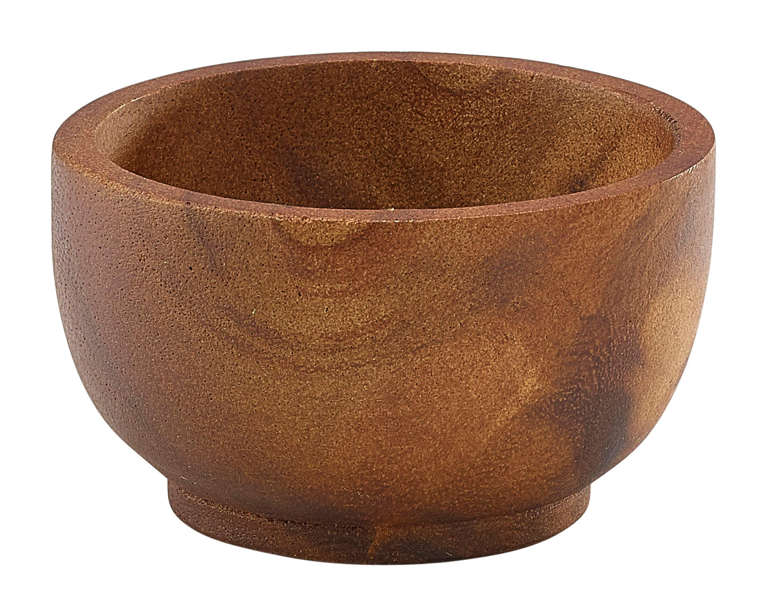 Genware Acacia Wood Dip Pot 6cl/2oz – Berties Direct