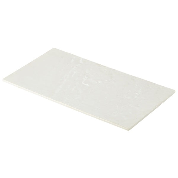 Genware Slate Effect Melamine Platter White GN 1/3