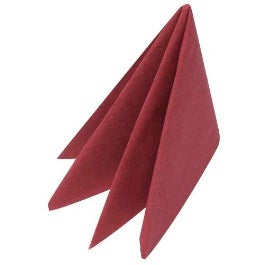 Swansoft Linen Style Burgundy Dinner Napkin 40cm
