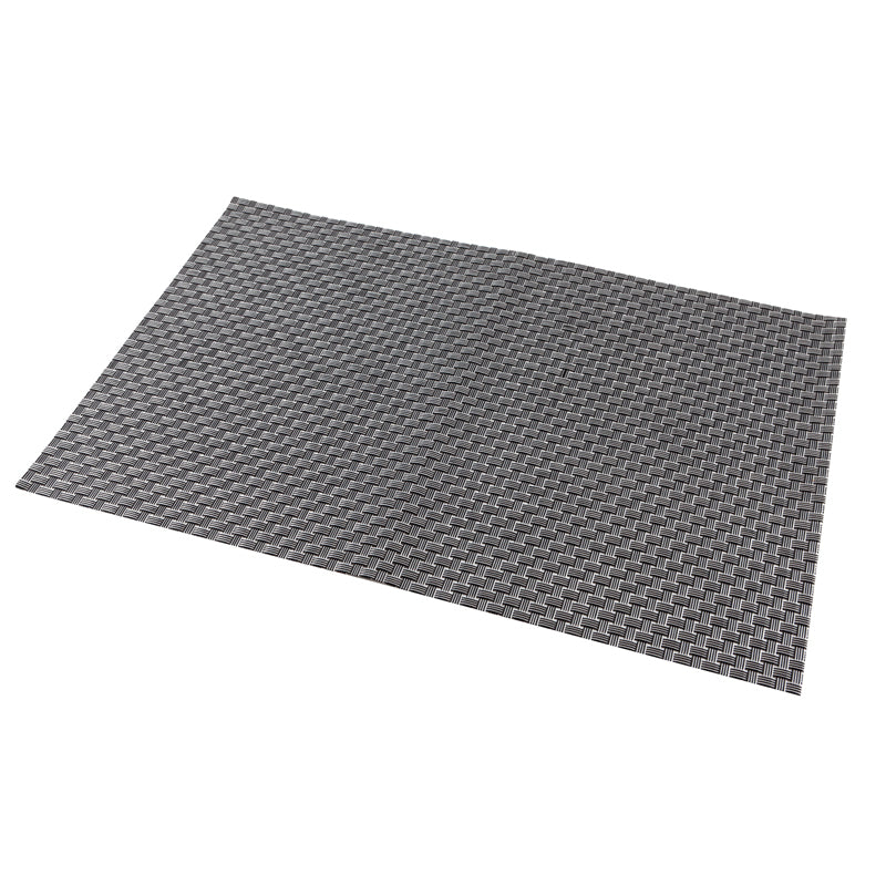Genware Vinyl Placemat Silver Design 45x30cm
