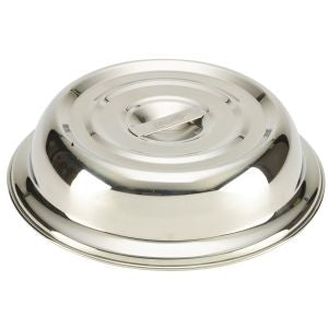 Genware Stainless Steel Plate Cover 200mm