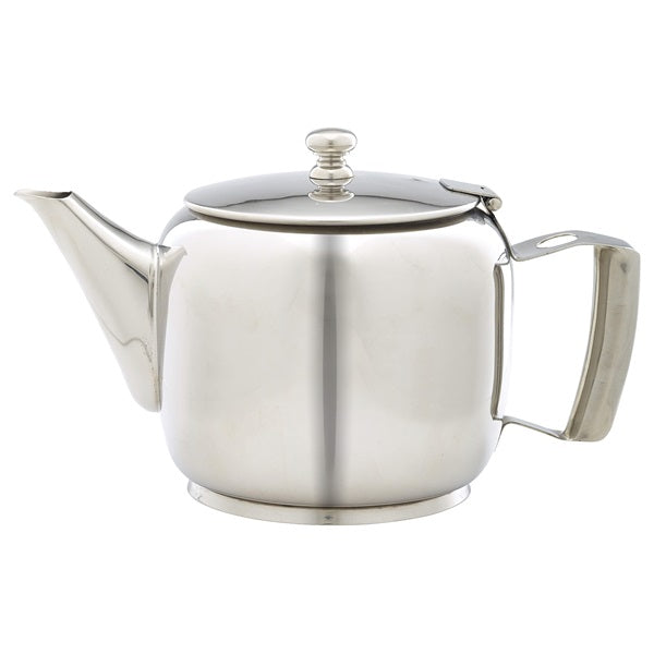 Genware Stainless Steel Premier Teapot 120cl