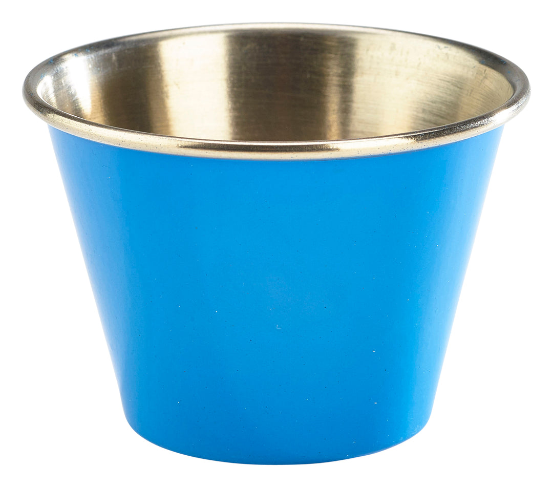 Genware Stainless Steel Ramekin Blue 7cl-2.5oz