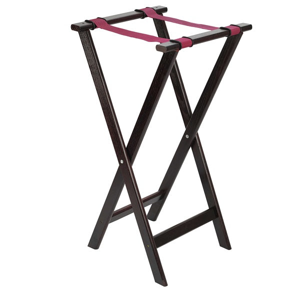 Genware Mahogany Tray Stand 84cm/33"