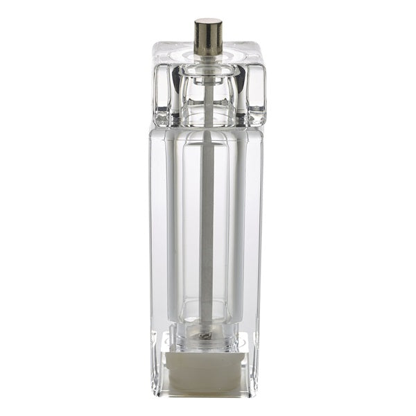 Genware Acrylic Square Salt or Pepper Grinder 15cm-6"