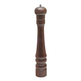 Genware Dark Wood Pepper Mill 230mm