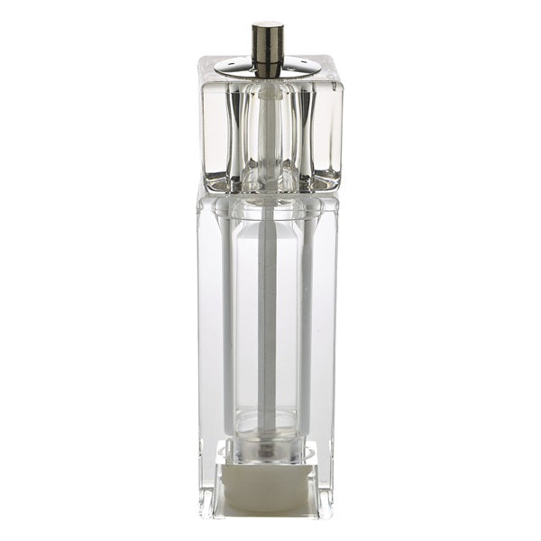 Genware Acrylic Square Combo Salt and Pepper Grinder 16.5cm-6.5"