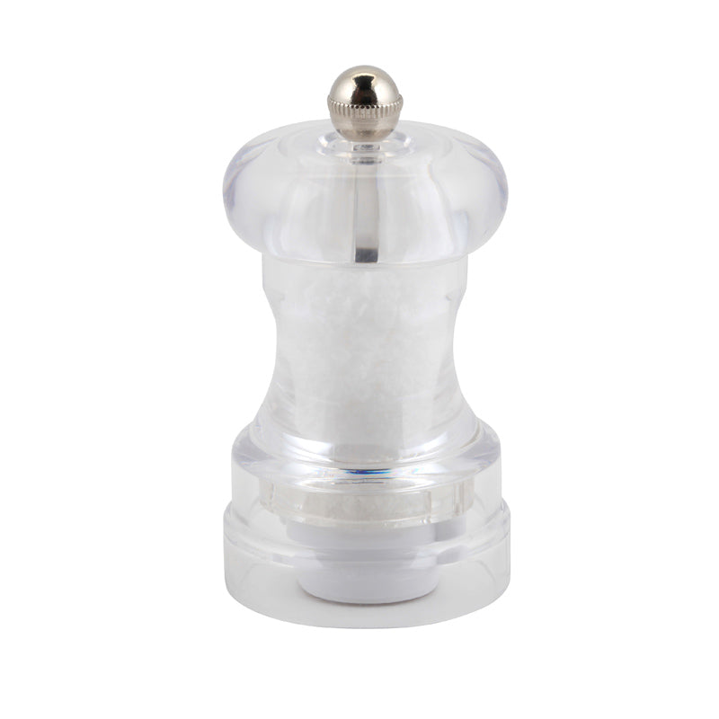 Genware Acrylic Salt or Pepper Mill Grinder 10cm-4"