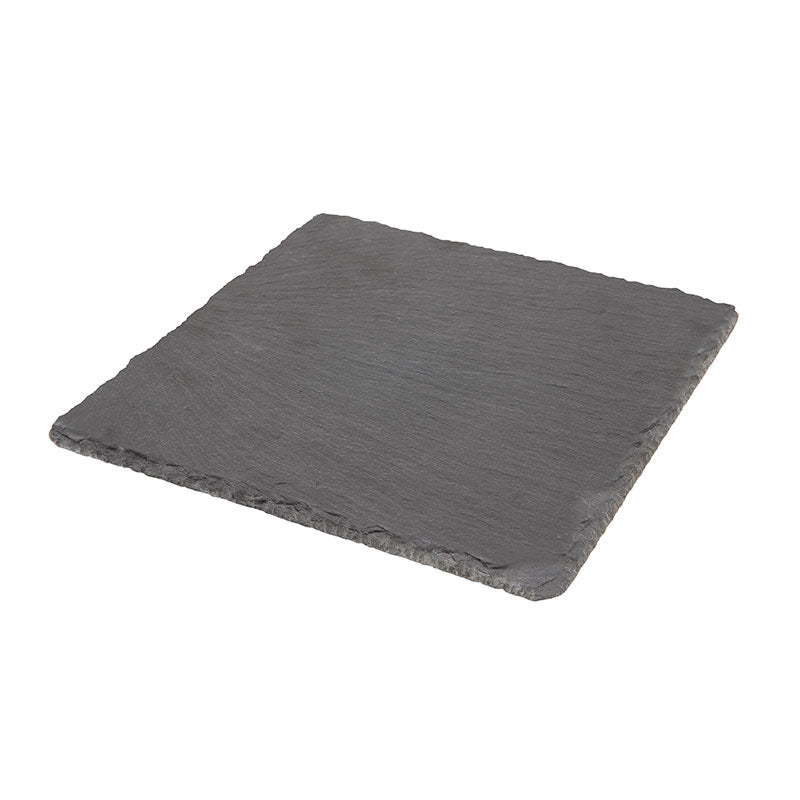 Genware Natural Edge Slate Platter 20x20cm