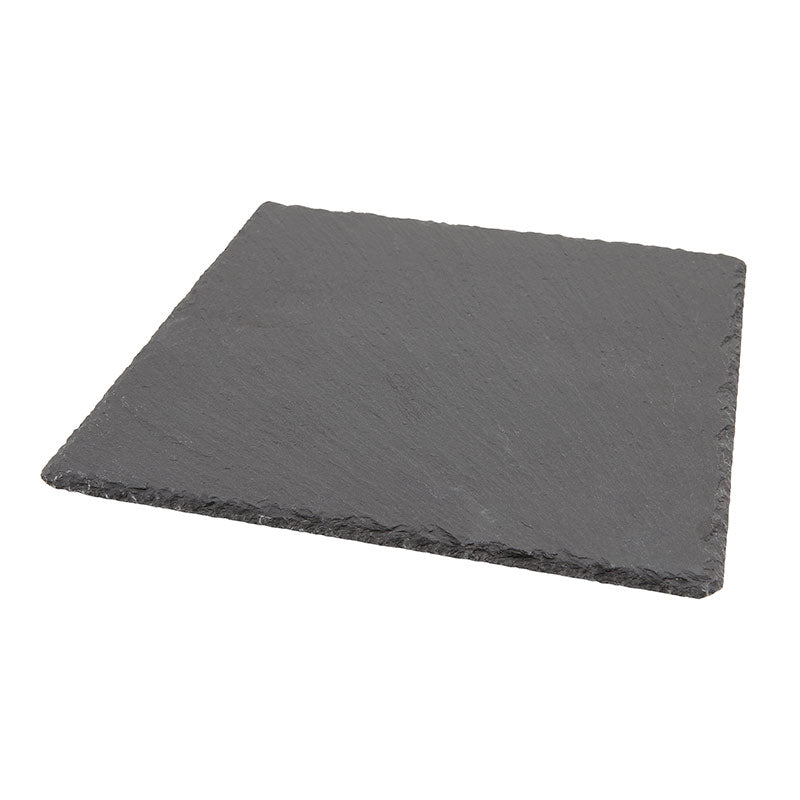 Genware Natural Edge Slate Platter 28x28cm