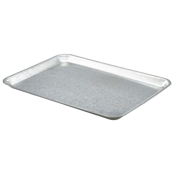 Genware Galvanised Steel Tray 37x26.5x2cm