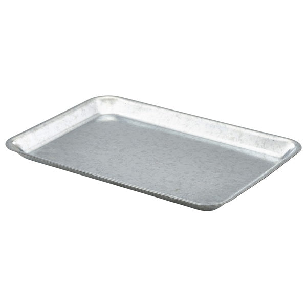 Genware Galvanised Steel Tray 31.5x21.5x2cm