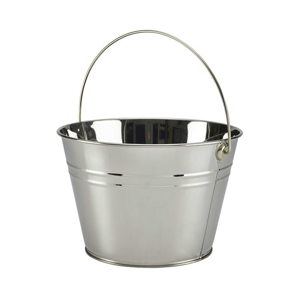 Genware Stainless Steel Serving Bucket 25cm Diameter