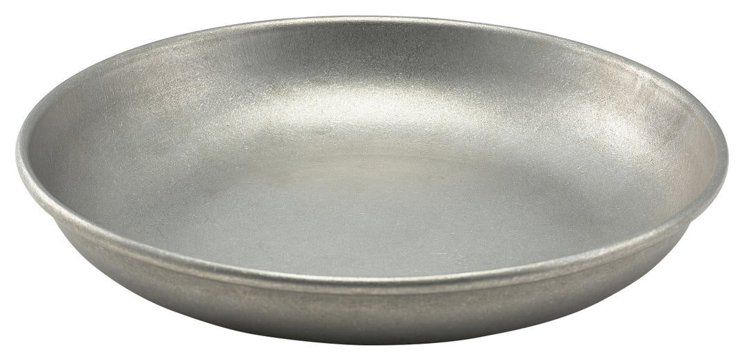 Genware Vintage Steel Coupe Plate 20cm-7.9"