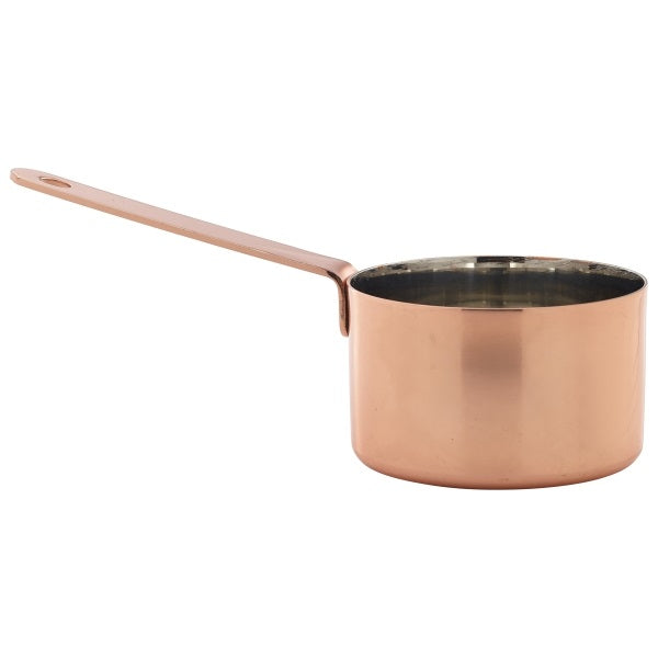 Genware Copper Mini Saucepan 7.2x4.7cm