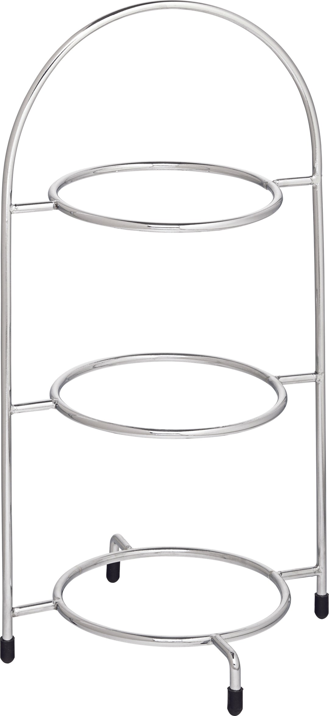 Utopia Chrome 3 Tier Cake Stand (for 17cm/7" Plates)