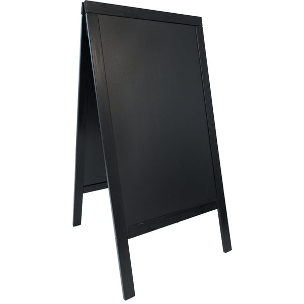 Berties Black Wood Sandwich A-Board 20x120cm