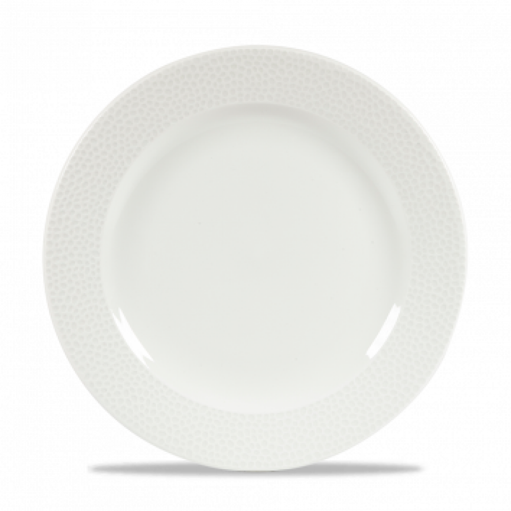 Churchill Isla Footed Plate White 26.1cm-10.25"