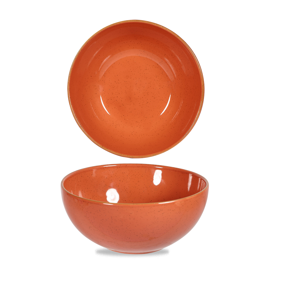 Churchill Stonecast Noodle Bowl Spiced Orange 107.5cl-37.8oz 18.30cm 