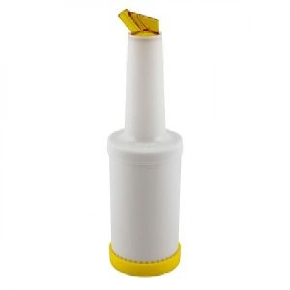 Genware Store & Pour 1 Litre Capacity Yellow