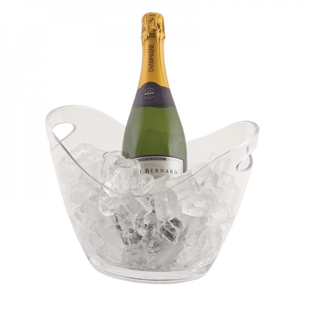 Genware Acrylic Champagne Bucket 27.2x20.4x19.4cm