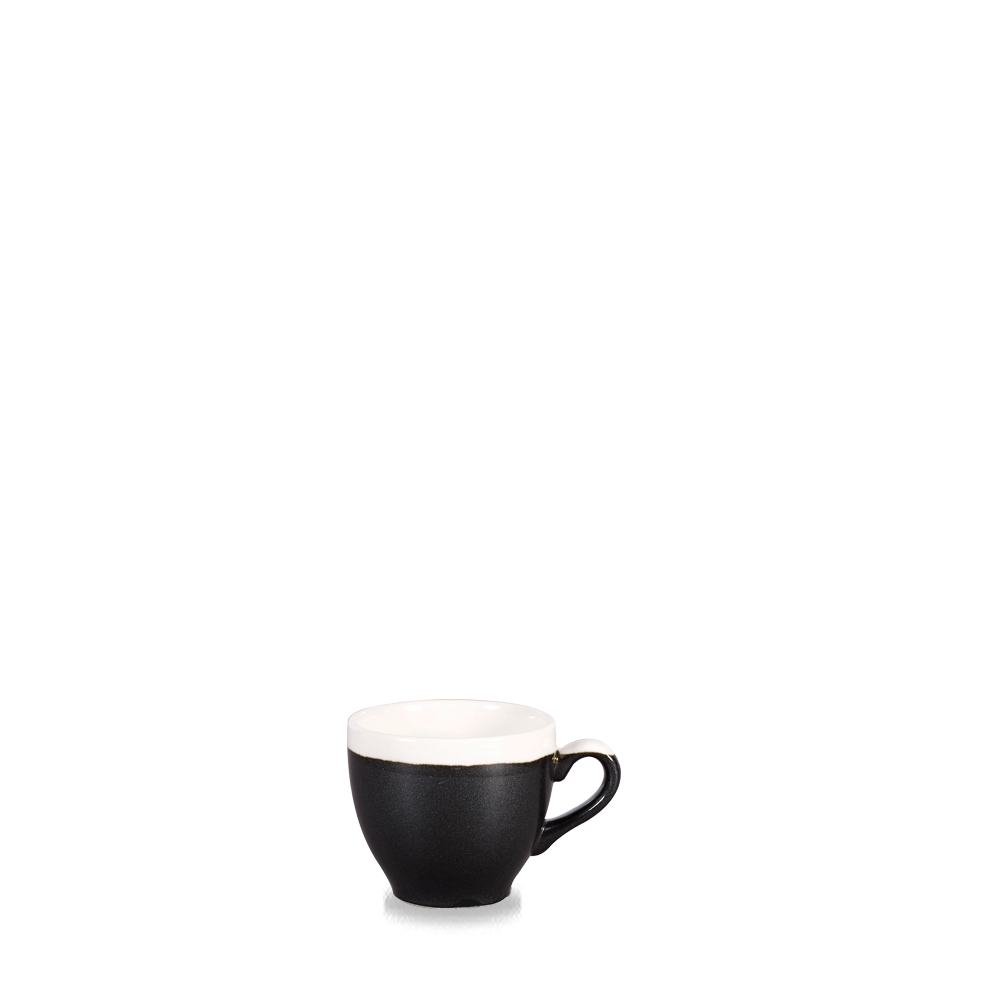 Churchill Monochrome Espresso Cup Onyx Black 10cl-3.5oz