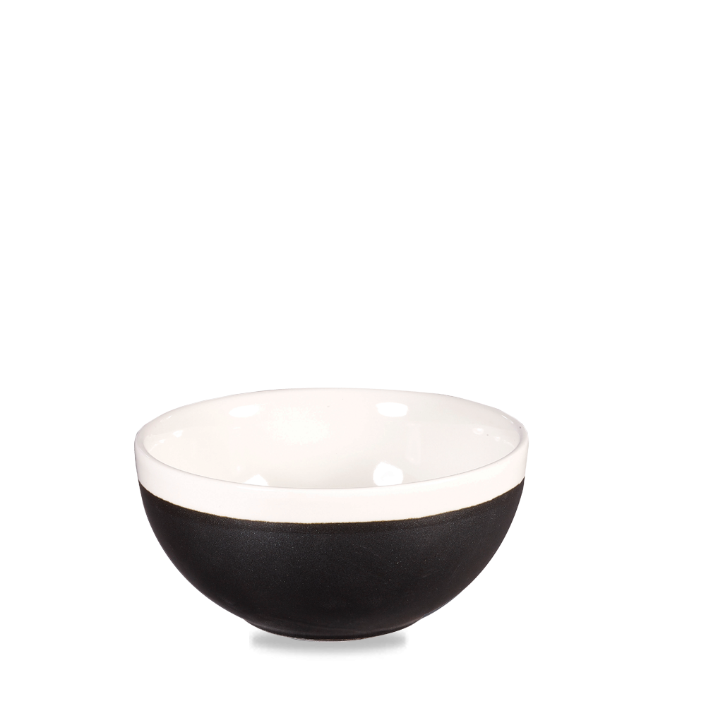 Churchill Monochrome Soup Bowl Onyx Black 47cl-16oz