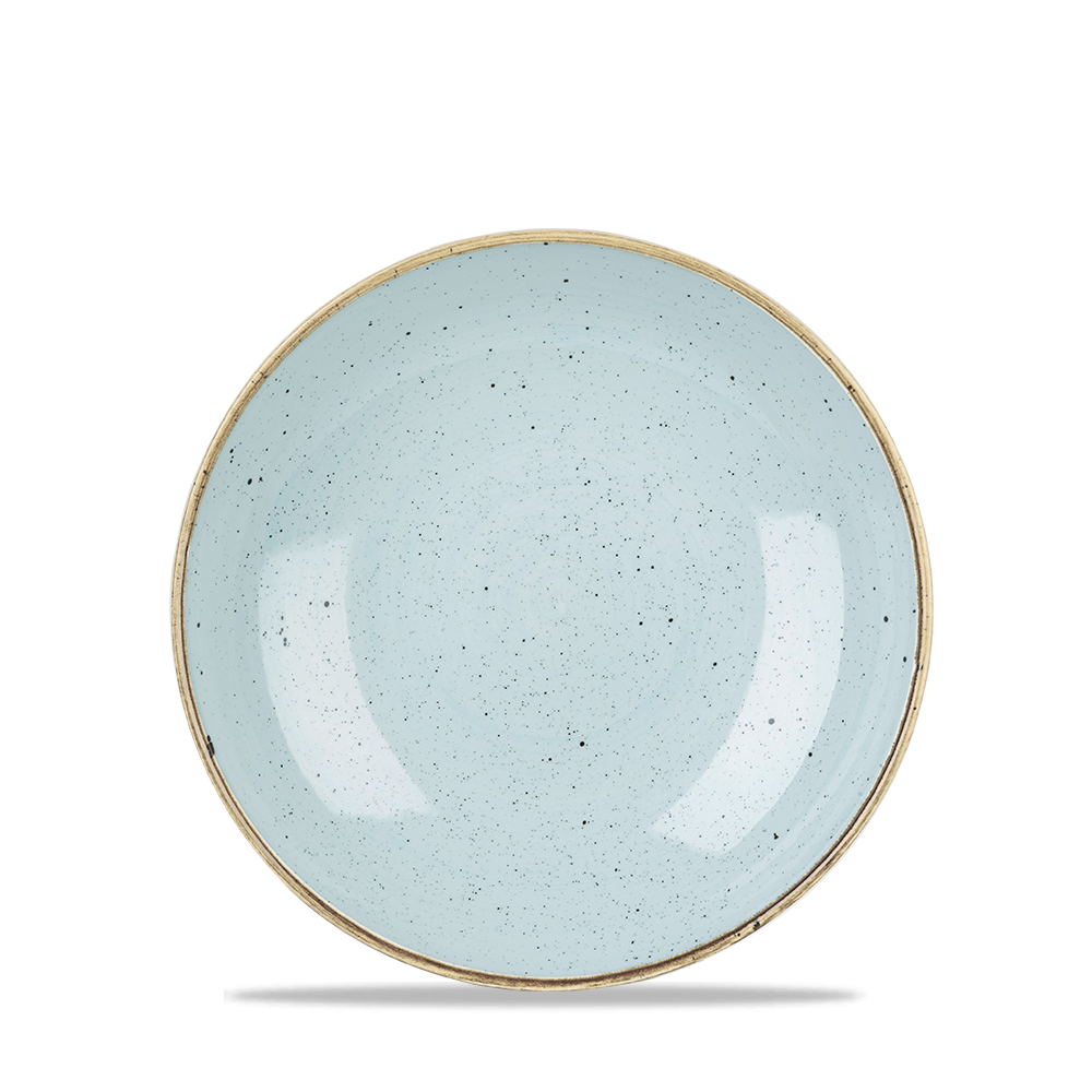 Churchill Stonecast Coupe Plate Duck Egg Blue 21.7cm-8.5"