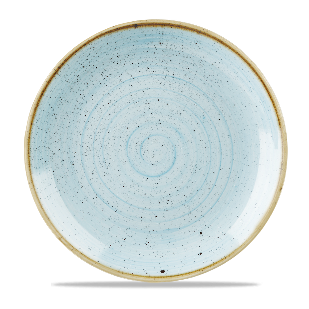 Churchill Stonecast Coupe Plate Duck Egg Blue 26cm-10.25"