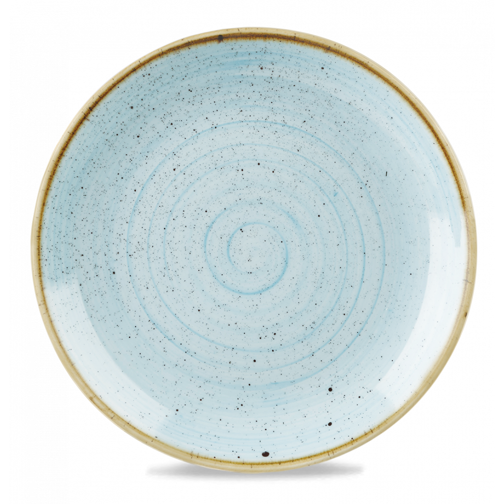Churchill Stonecast Coupe Plate Duck Egg Blue 32.4cm-12.75"