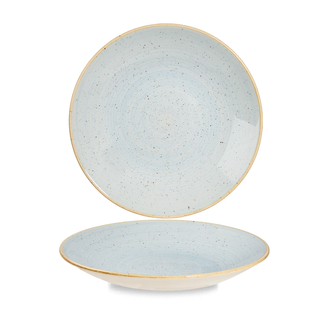 Churchill Stonecast Deep Coupe Plate Duck Egg Blue 25.5cm-10"