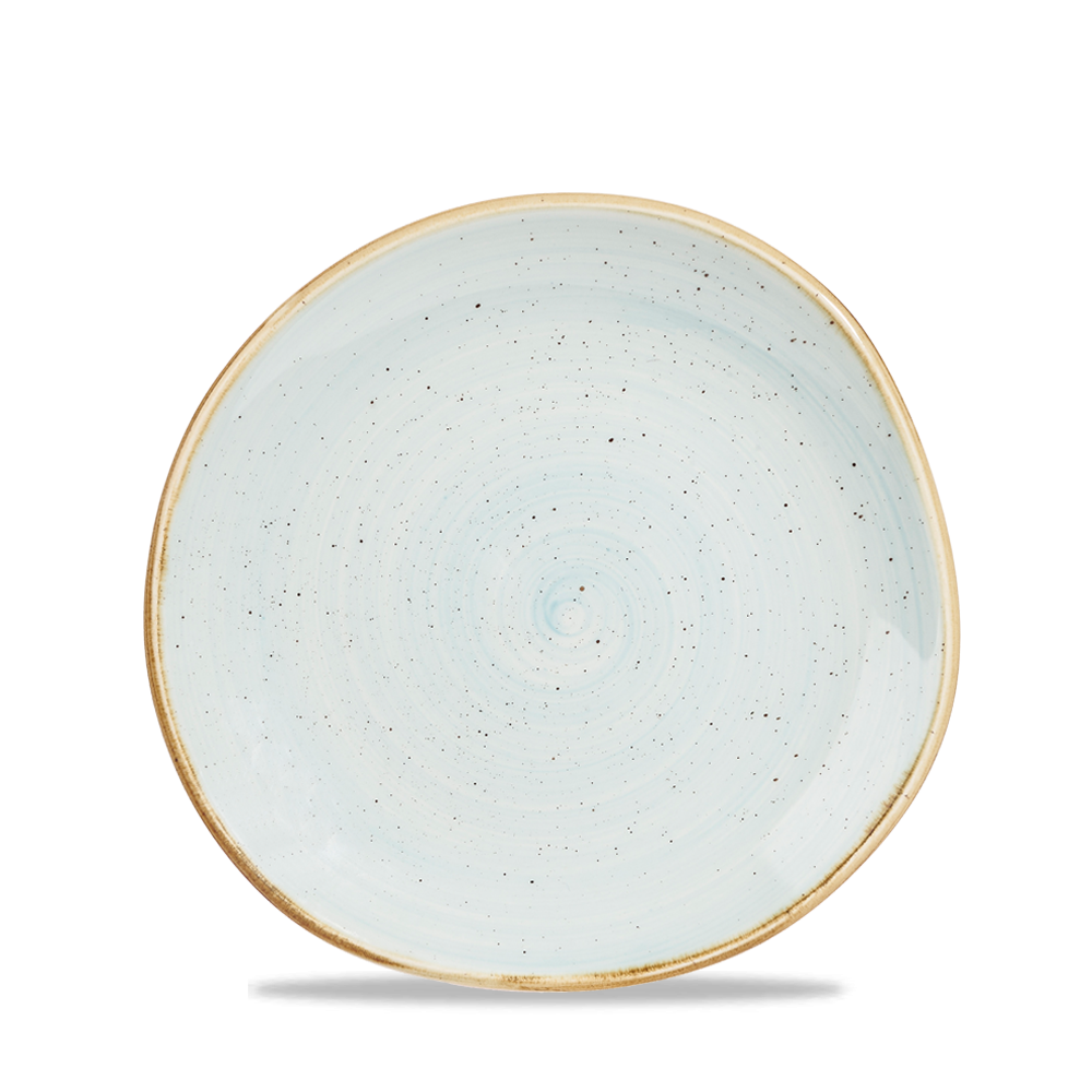 Churchill Stonecast Organic Round Plate Duck Egg Blue 18.6cm-7.3"