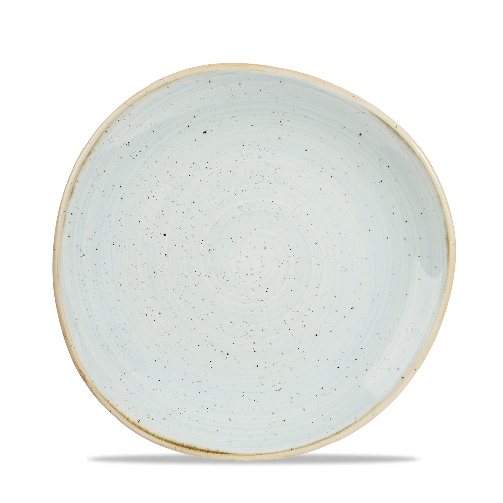 Churchill Stonecast Organic Round Plate Duck Egg Blue 21cm-8.25"