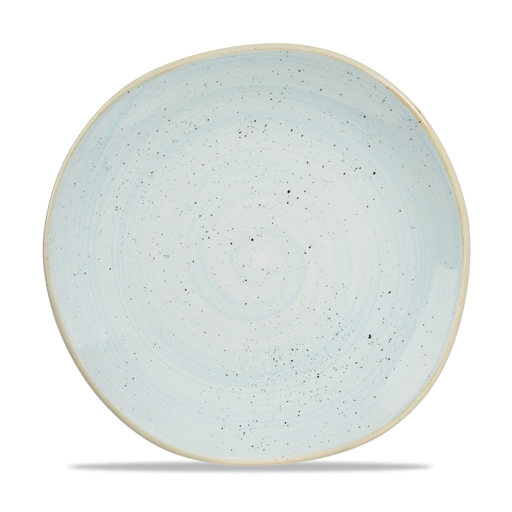 Churchill Stonecast Organic Round Plate Duck Egg Blue 26.4cm-10.4"