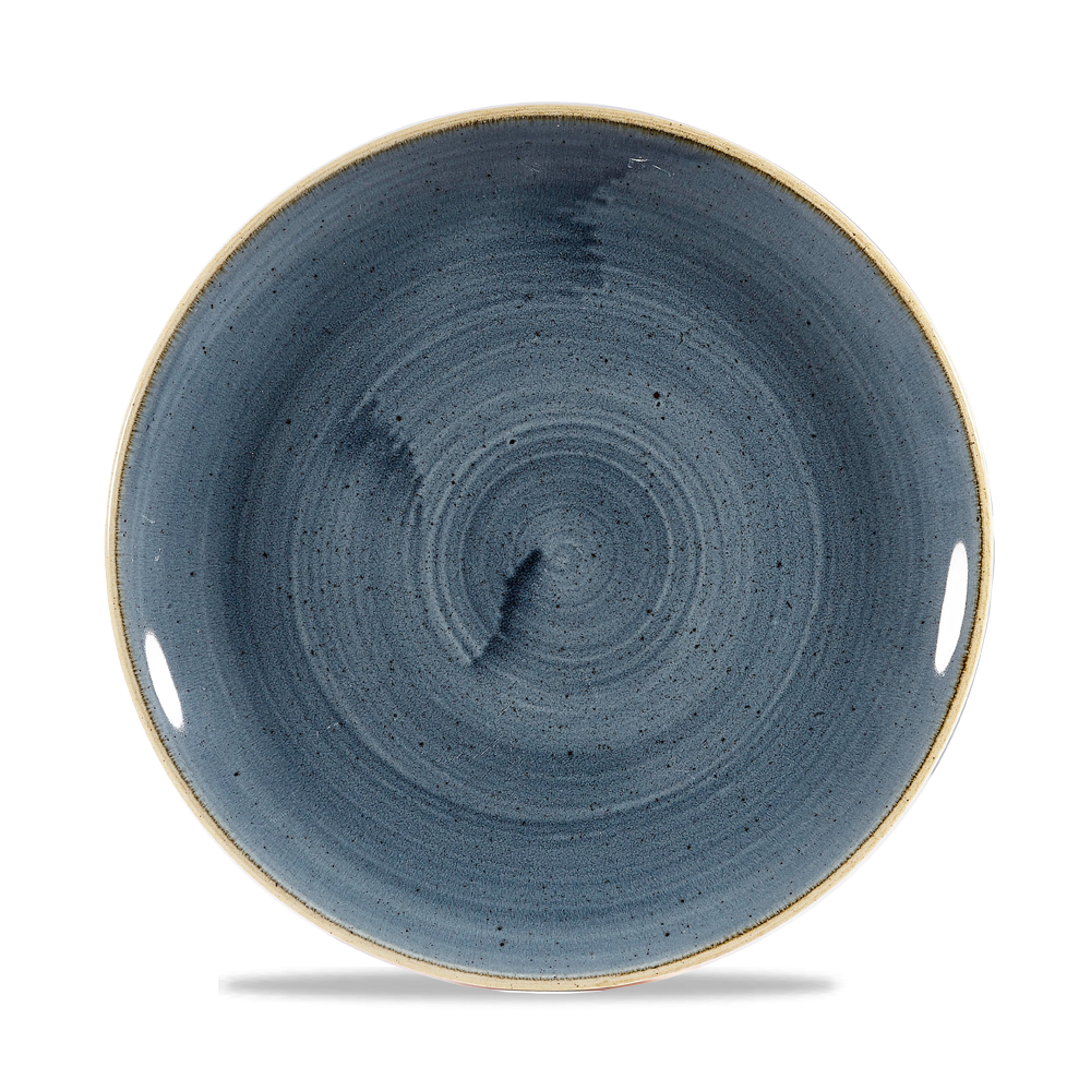 Churchill Stonecast Coupe Plate Blueberry 21.7cm-8.5"