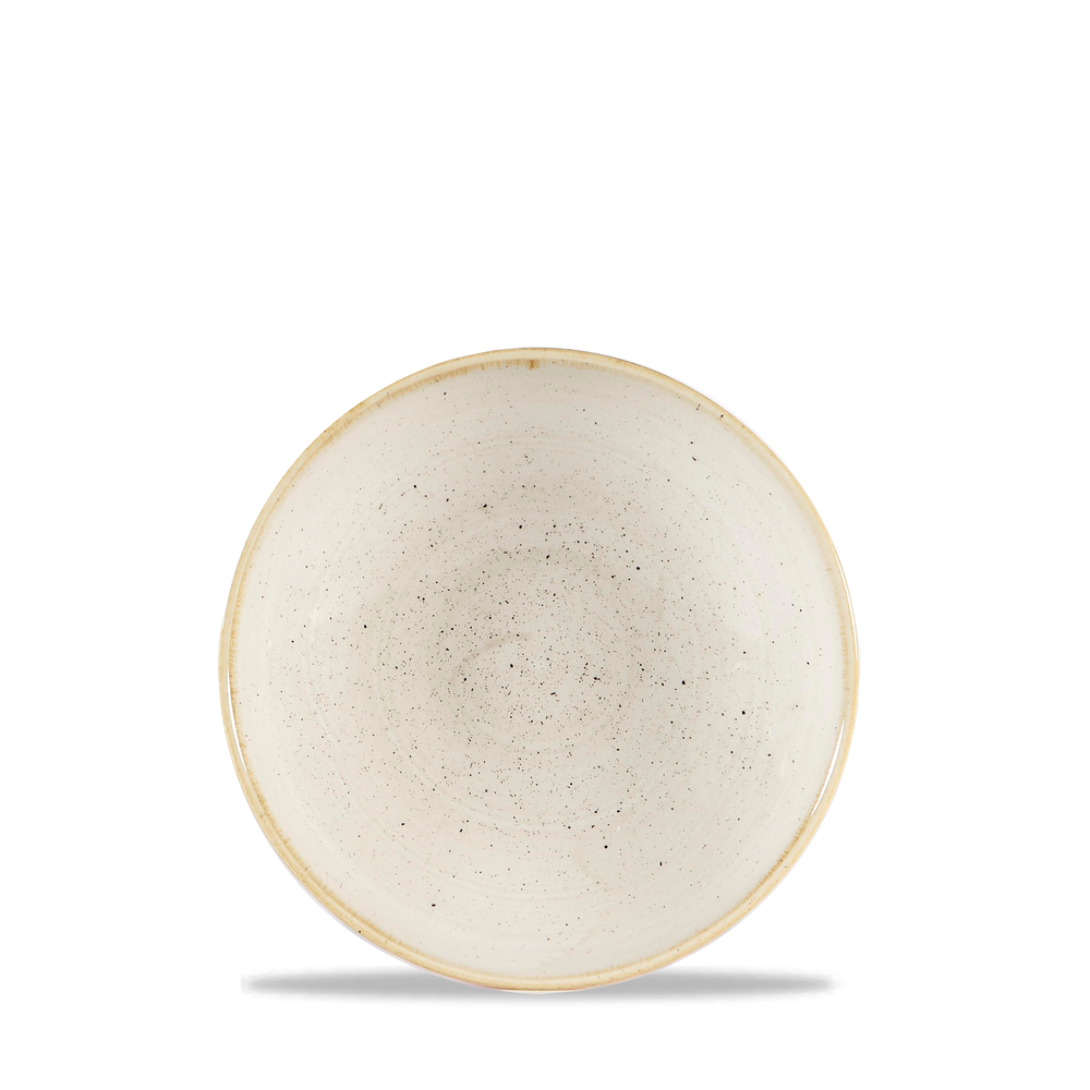 Churchill Stonecast Coupe Bowl Nutmeg Cream 42.6cl-15oz