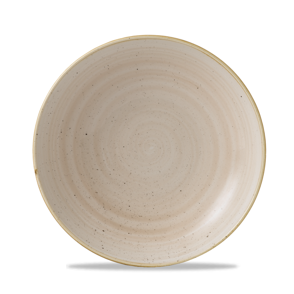 Churchill Stonecast Coupe Bowl Nutmeg Cream 113.6cl-40oz