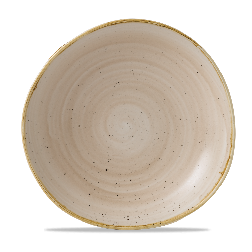 Churchill Stonecast Organic Round Bowl Nutmeg Cream 110cl-38oz
