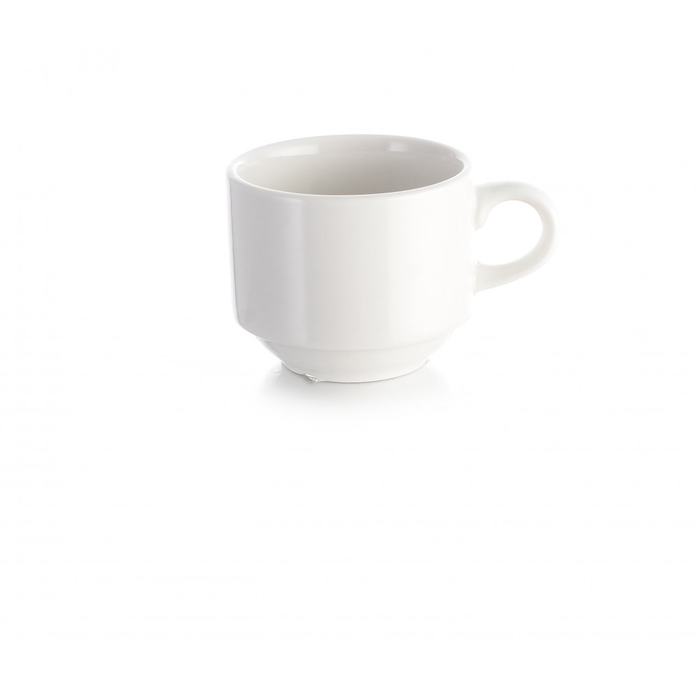 Professional White Stacking Cup 21cl-7oz